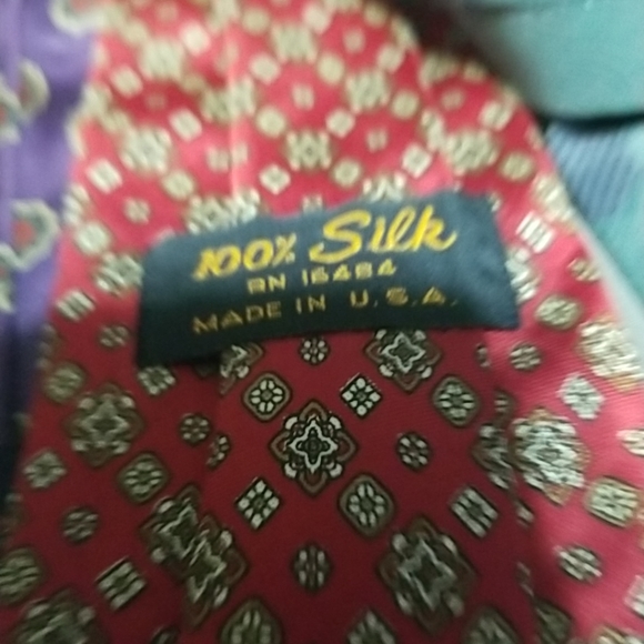 Lot of 13 Vintage silk ties - Picture 6 of 6